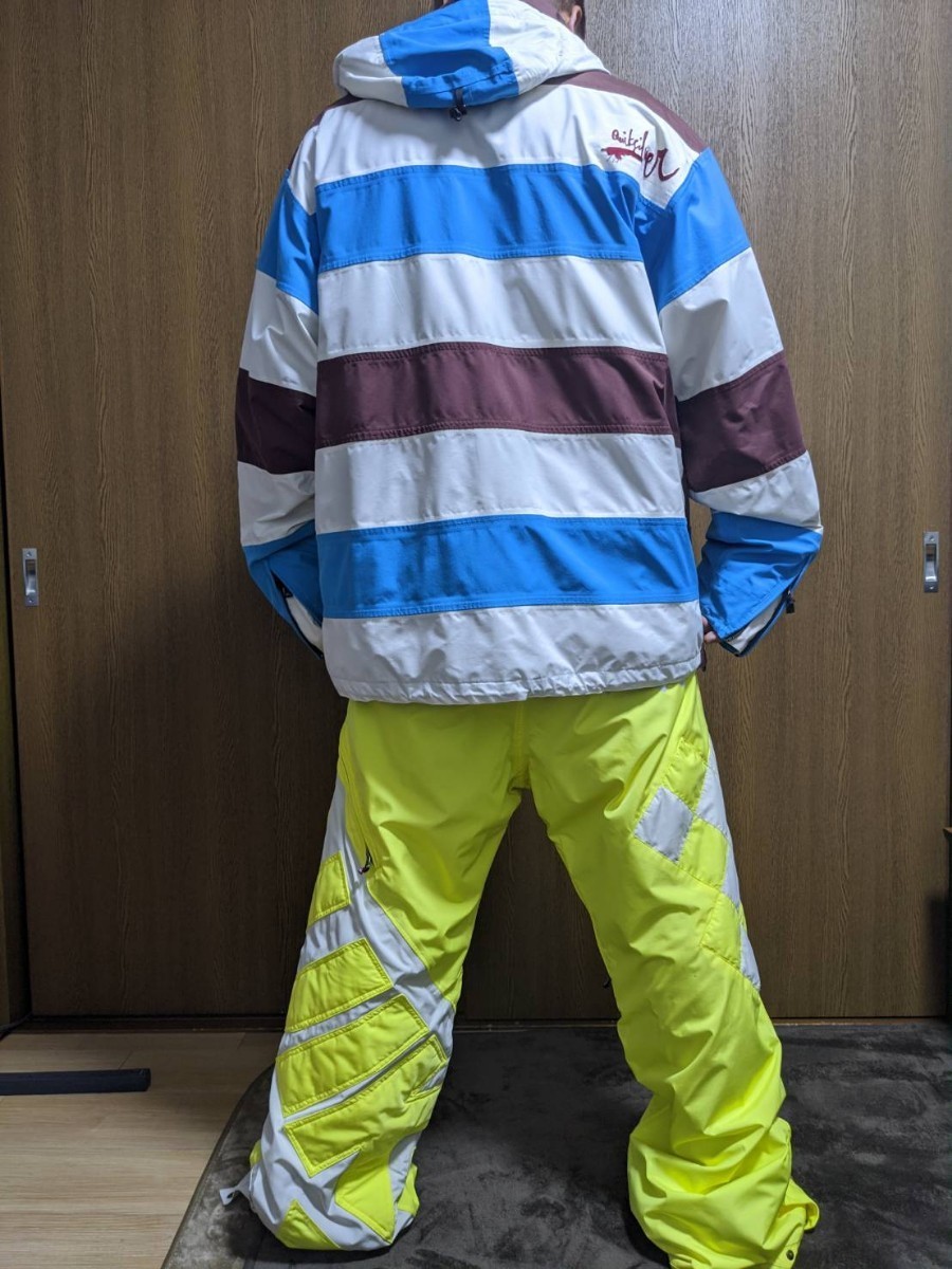 QUIKSILVER スノーボードウェア パンツ Mサイズ イエロー|PayPayフリマ