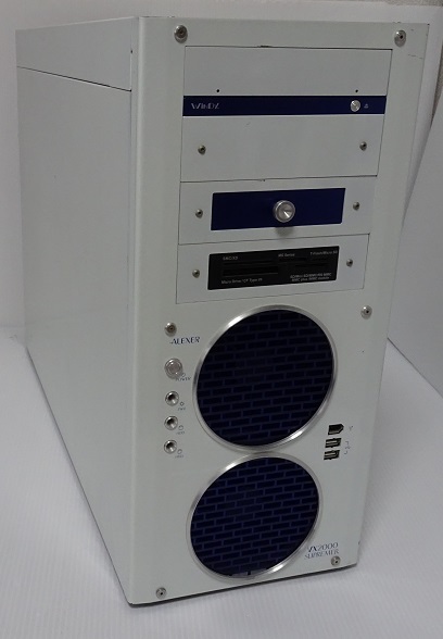 WiNDy VX2000 SUPREMER パールホワイト メタリックブルー ATX ケース 中古品 