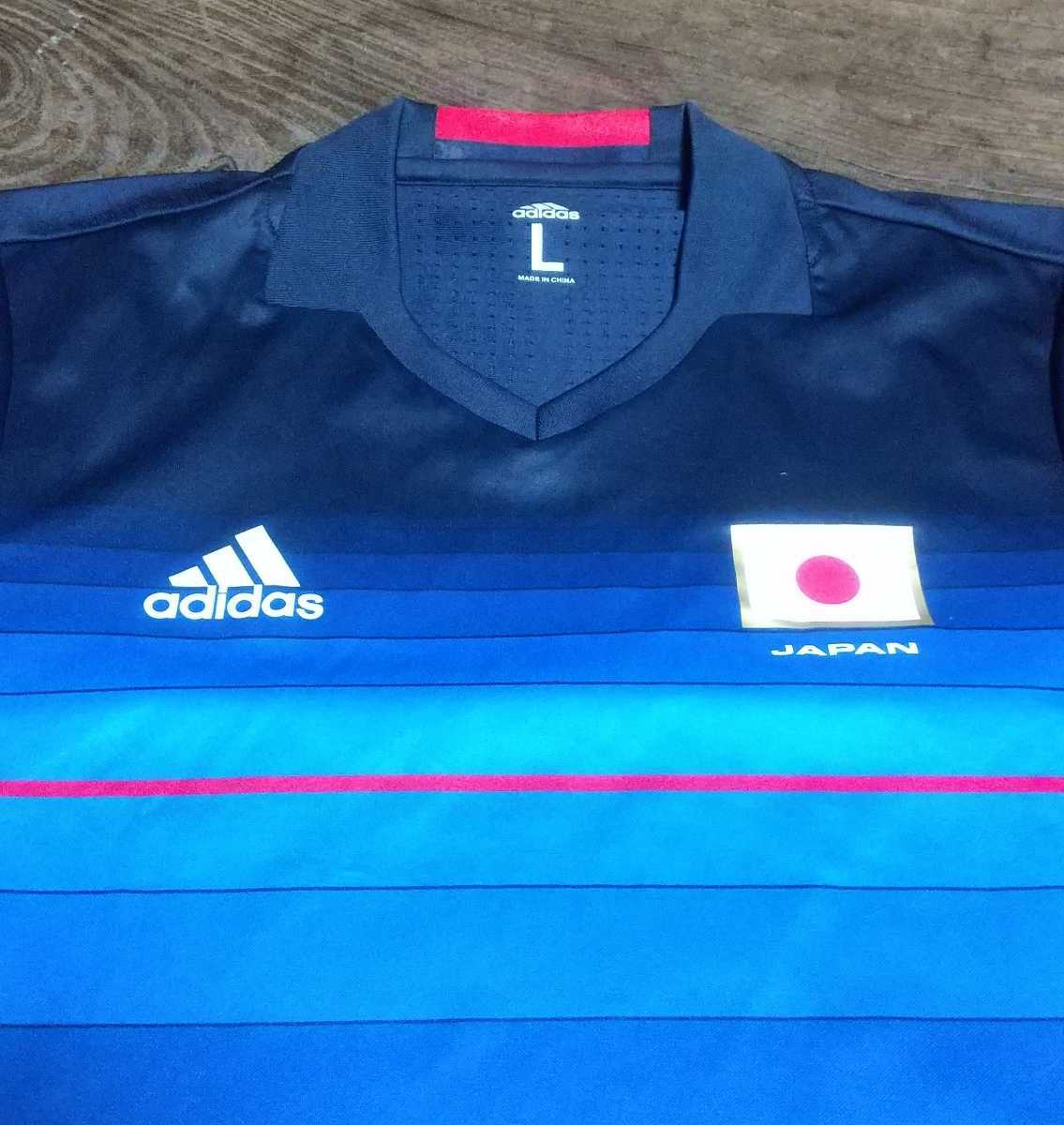 値下げ交渉 2016年 リオ オリンピック U-23 日本代表 adidas 選手仕様 adizero 検)RIO OLYMPIC JAPAN AUTHENTIC SHIRT ENDO 五輪 遠藤 南野_画像3