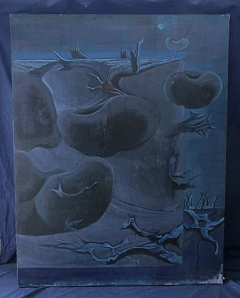 55%以上節約 再値下げ、加藤金一郎 油絵 花と顔 1953年制作 絵画 ...