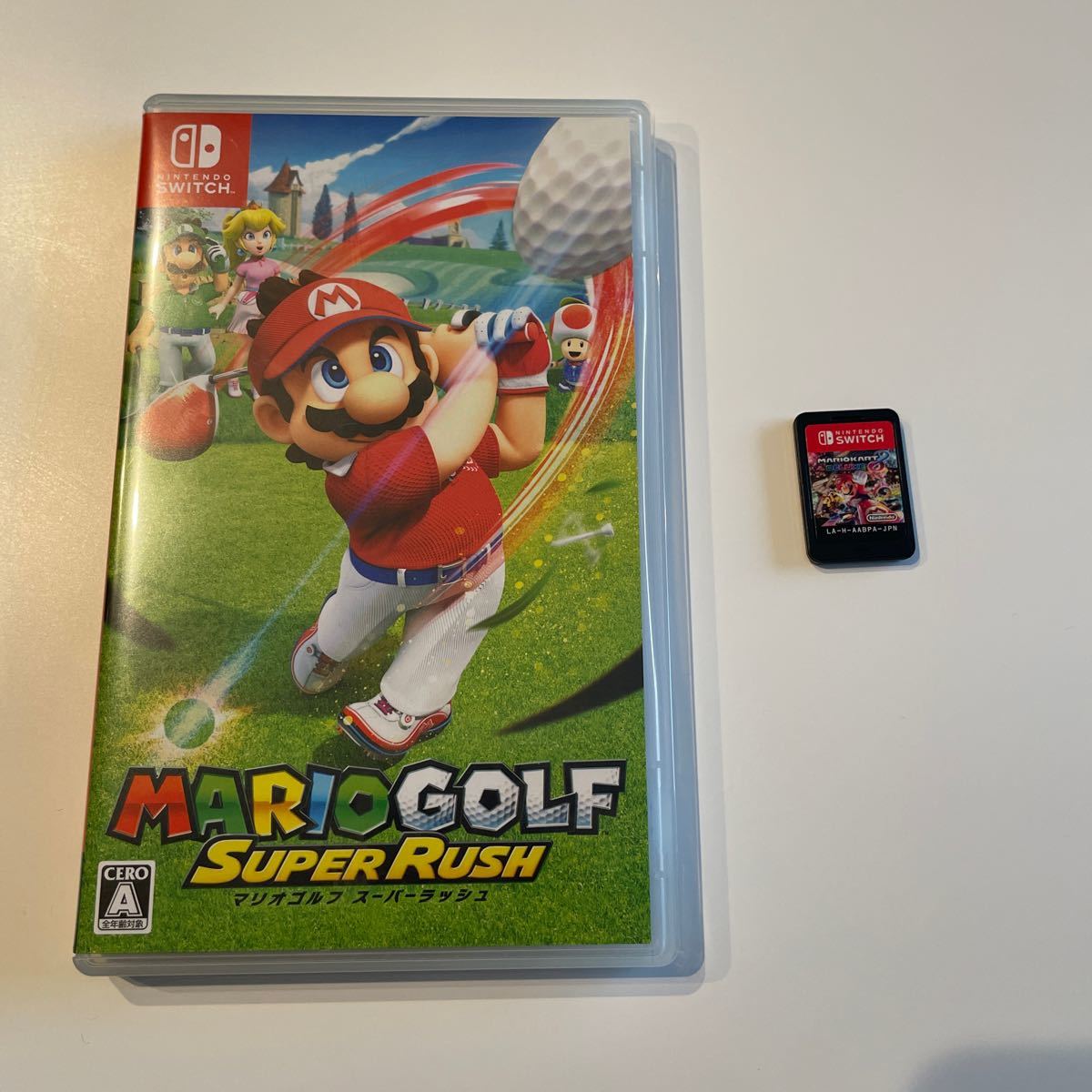 マリオゴルフ スーパーラッシュ マリオカート8デラックス Nintendo Switch 2枚セット