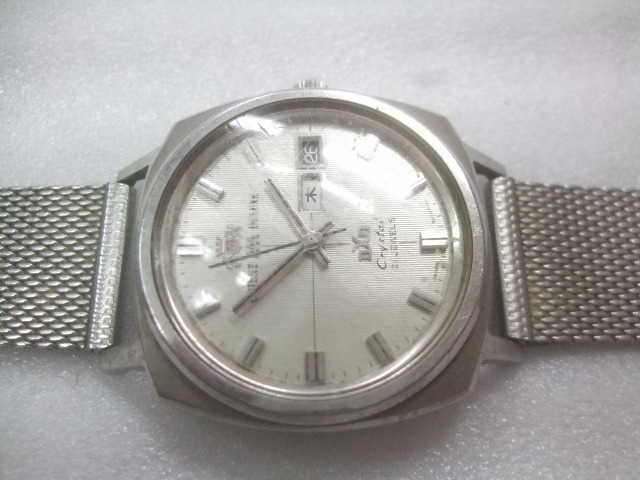 レトロメンズオリエントスリーAデラックス腕時計ジャンク品　S652_画像4