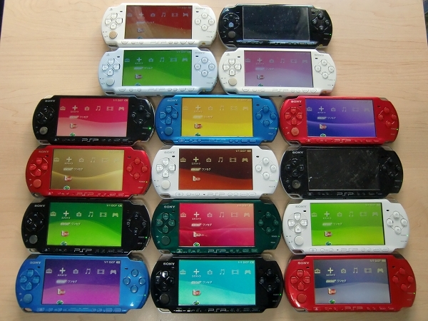 SONY PSP 16台まとめ売り 3000番12台 2000番4台 動作品・ジャンク品
