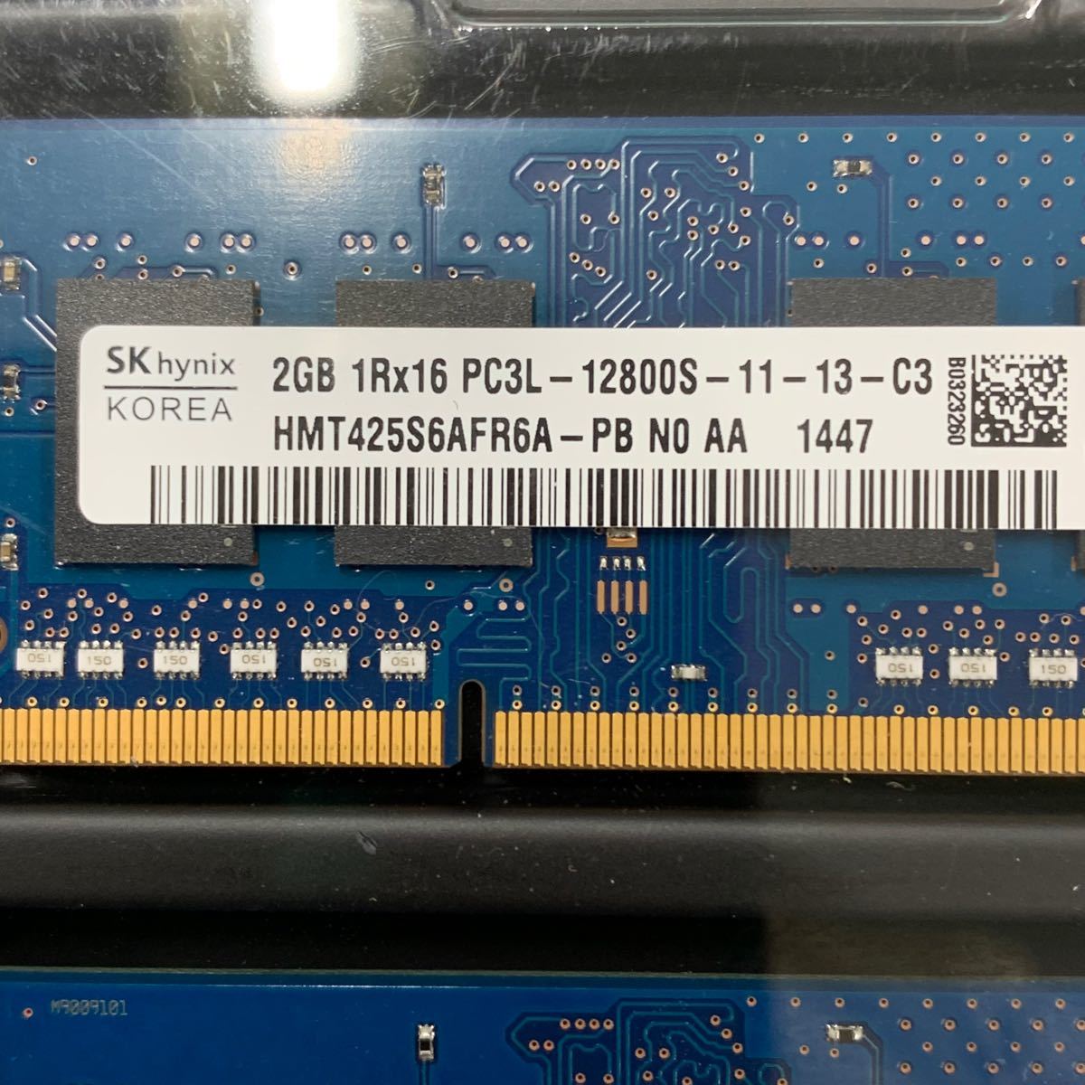 SK hynix PC3L-12800S 2GBメモリ 2枚組