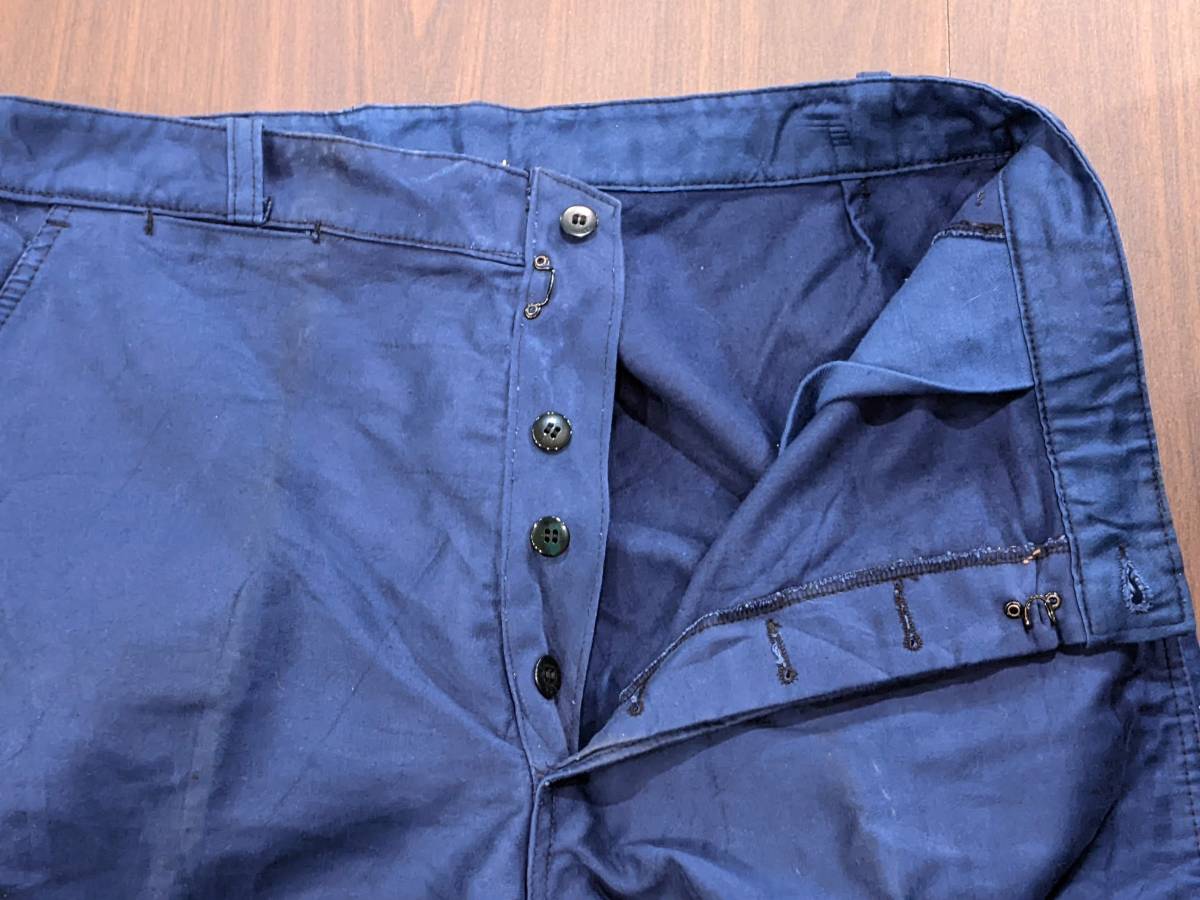 本物保証! ビッグサイズ/フランスヴィンテージ50'sモールスキンワーク