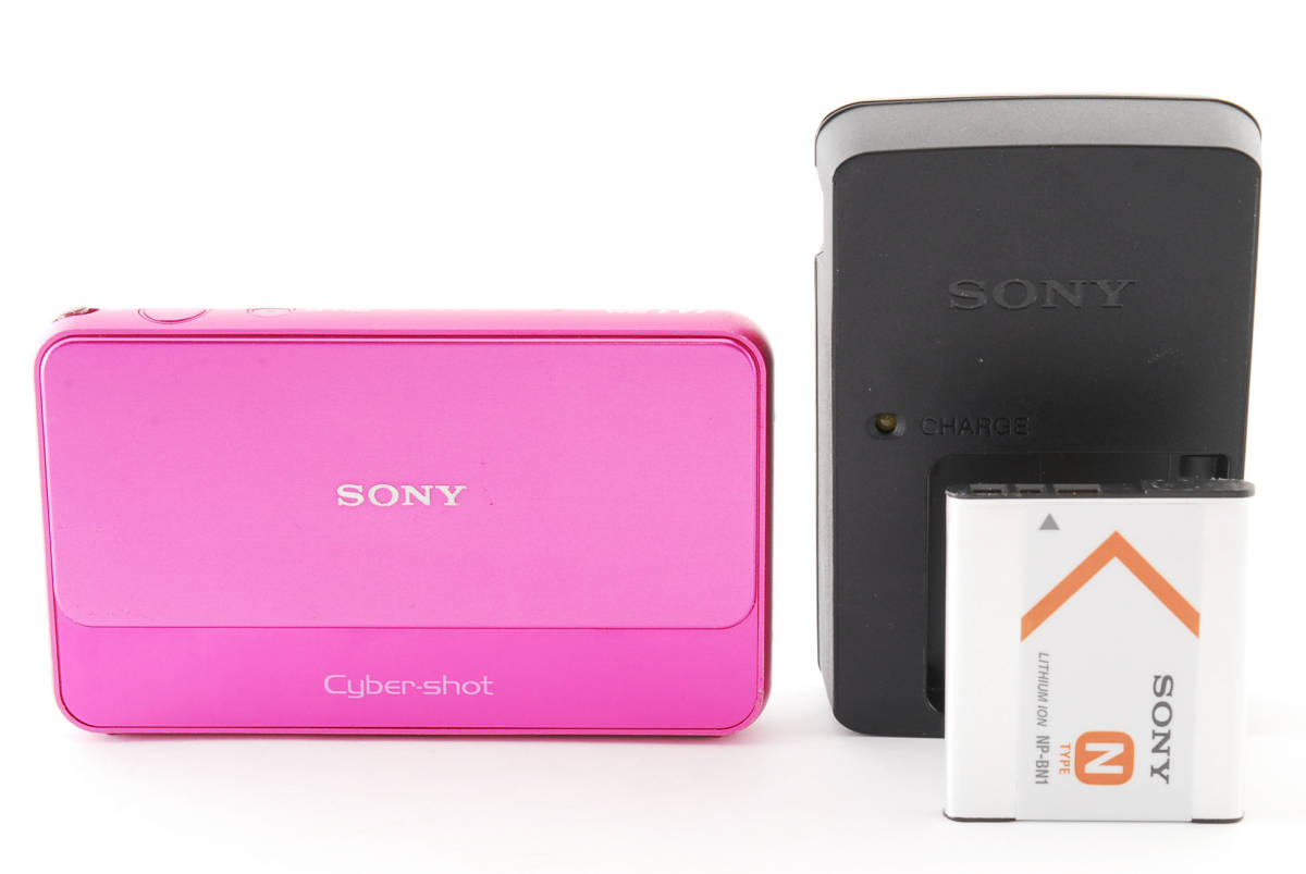 ◆良品◆ ソニー SONY Cyber-Shot DSC-T99 ピンク コンパクト デジタルカメラ コンデジ サイバーショット #2264_画像1