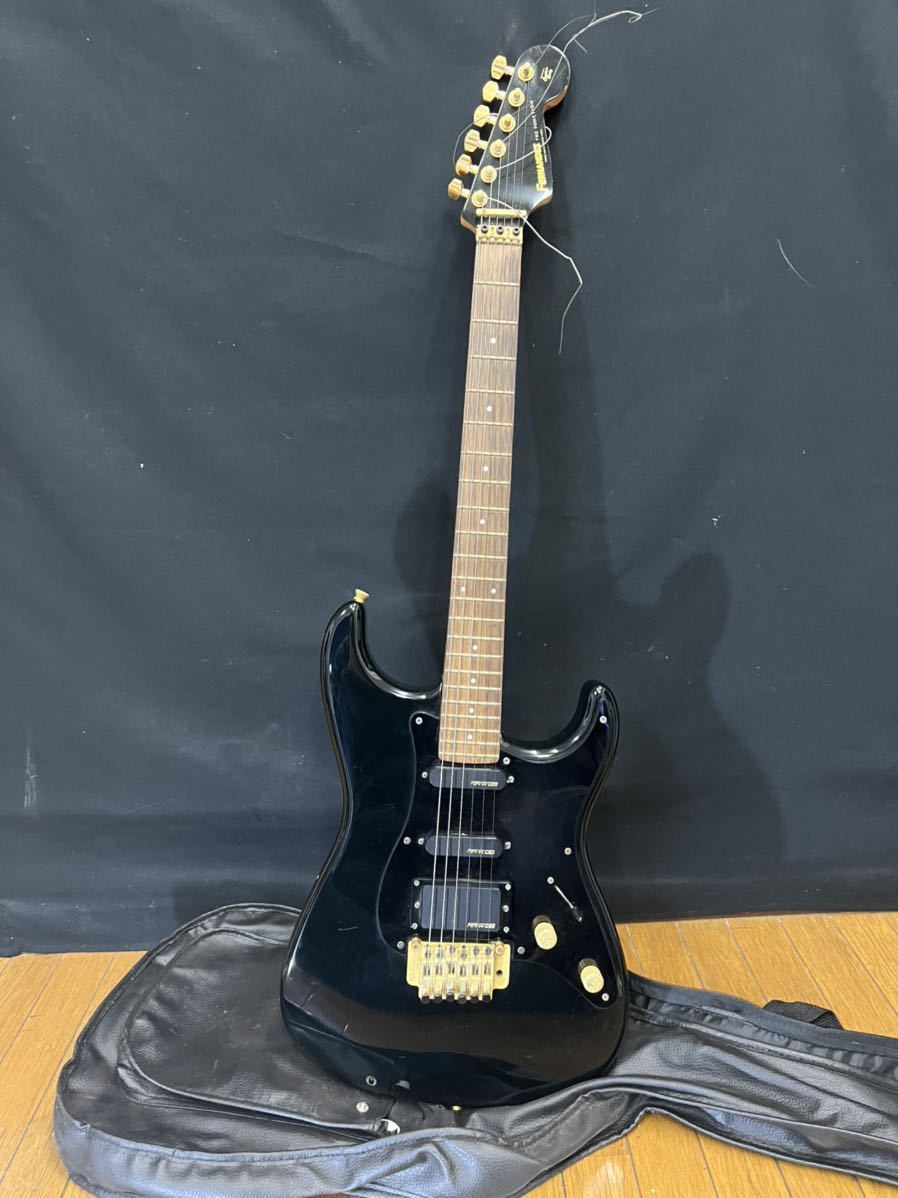 FERNANDES フェルナンデス エレキギター ブラック The FUNCTION ミディアムスケール ストラトキャスター FRTブリッツ ペグ ゴトー