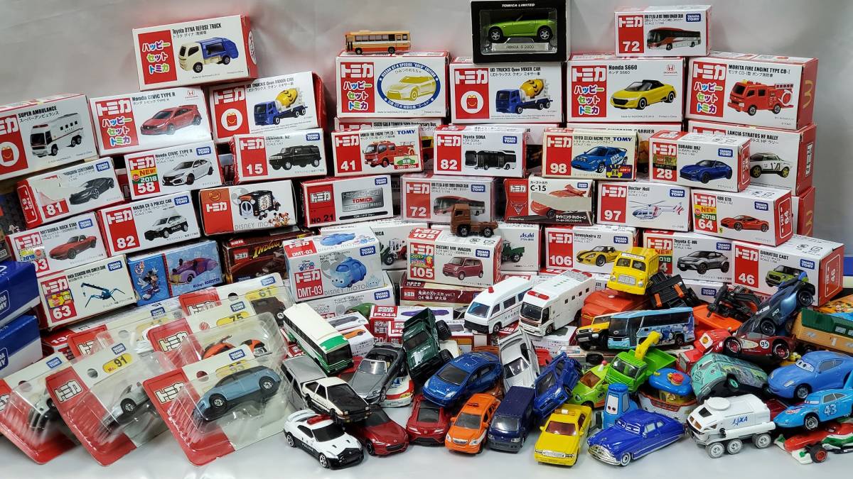 □100スタ!! ミニカー大量まとめ売り□ 135台 トミカ リミテッド