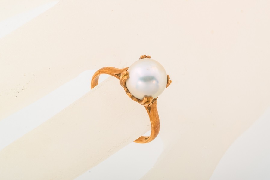 ジュエリー ブラックパール 真珠 ダイヤモンド リング・指輪