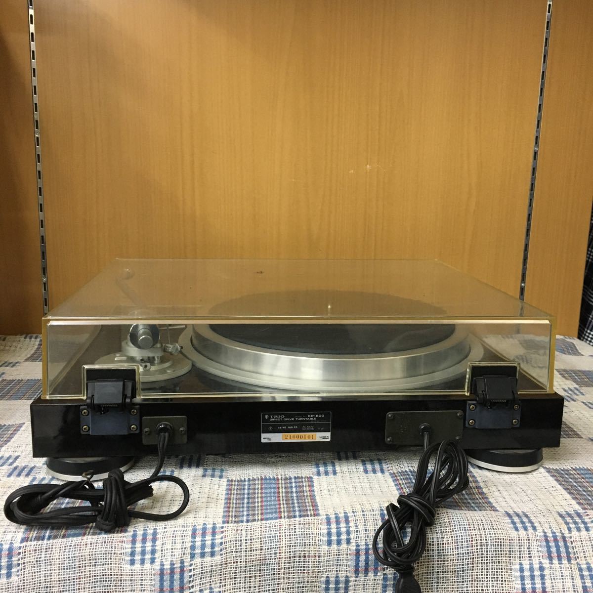 N.092 中古 ジャンク「TRIO DIRECT DRIVE TURNTABLE KP-800」_画像6