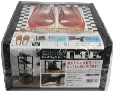 【送料無料】ブラック ライクイット(like-it)靴収納シューズラック スリム 5段幅23.8x奥28.5x高93cmブラック日本製CUBE_画像5