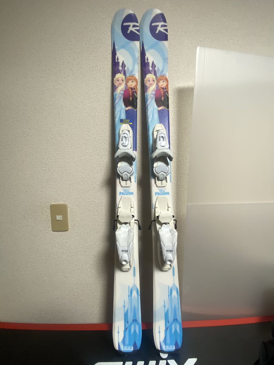ロシニョール ジュニア用スキー板(128cm) ストック(100cm)付 アナ