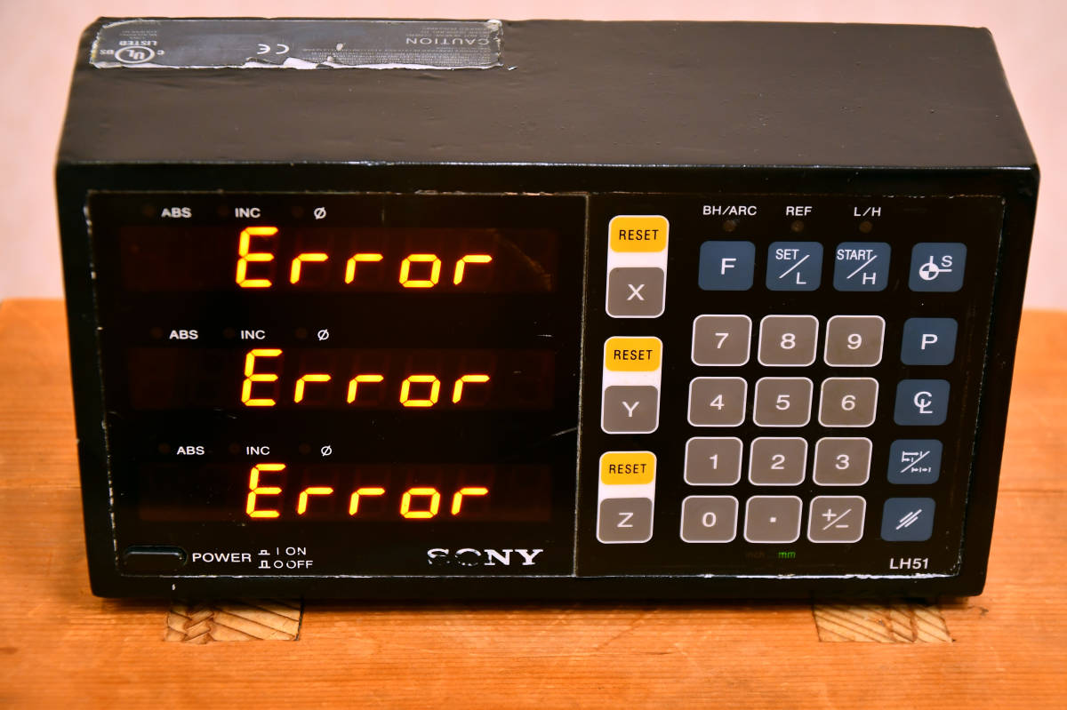 SONY LH51-3 デジタルカウンター 3軸 / ソニー マグネスケール 3