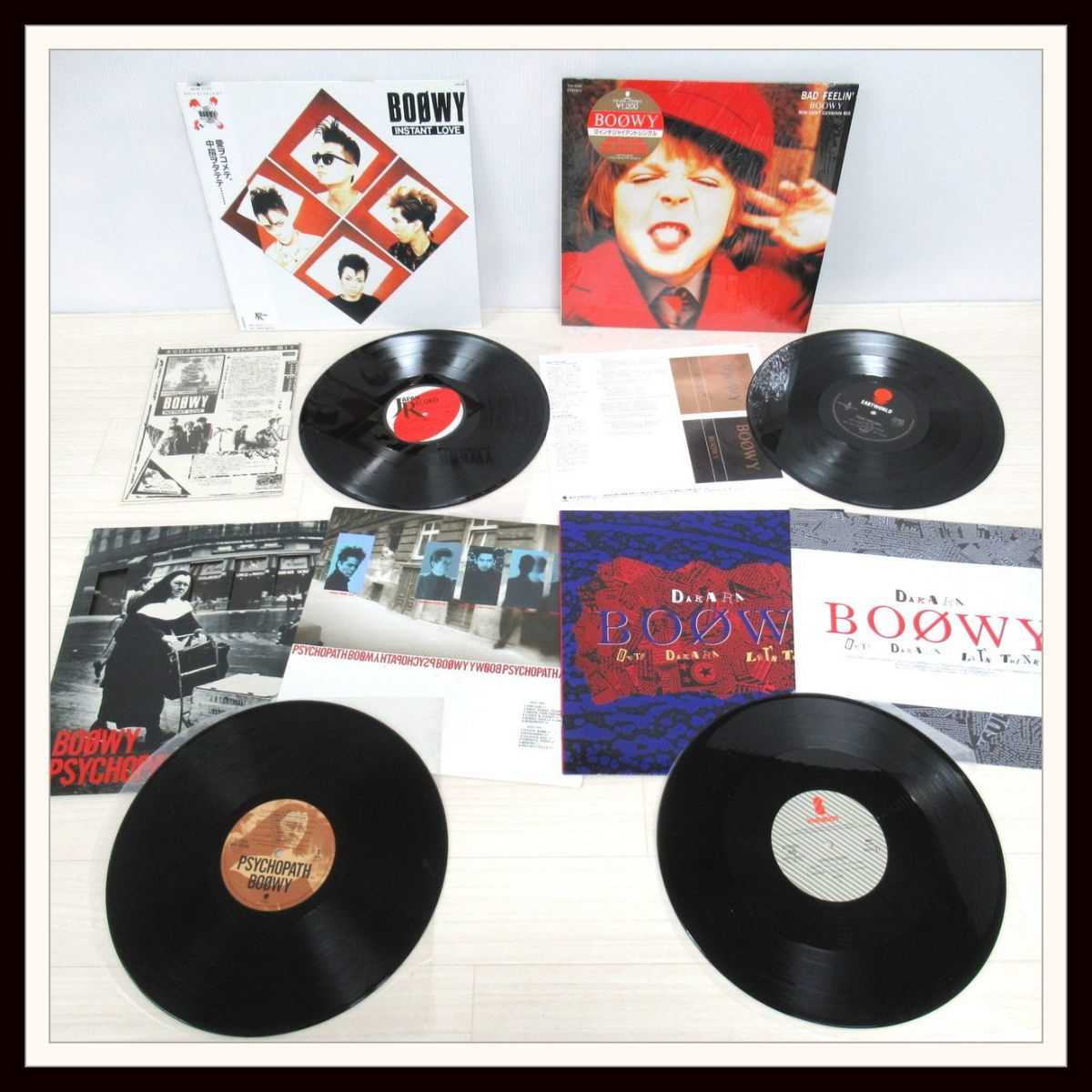 BOOWY レコード 2枚セット Yahoo!オークション - BOOWY レコードセット LP8枚/EP6枚/モラル