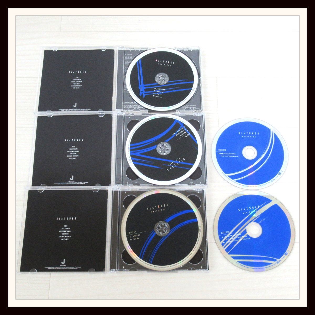 SixTONES CD 6点セット★Imitation Rain 初回盤/with Snow Man盤/通常盤/NAVIGATOR/期間限定盤【I1【S1_画像5