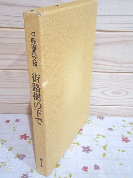 ア1/平野遼画文集 街路樹の下で 美術図書出版 光アート アート ア1/平野遼画文集 街路樹の下で 美術図書出版 光アート アート
