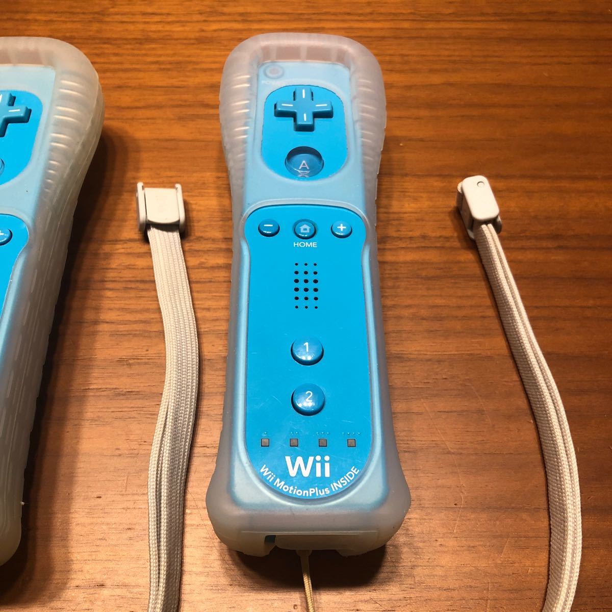 Wii WiiU用 リモコン 青 ブルー  Wiiリモコンプラス　モーションプラス RVL-0036 2本セット