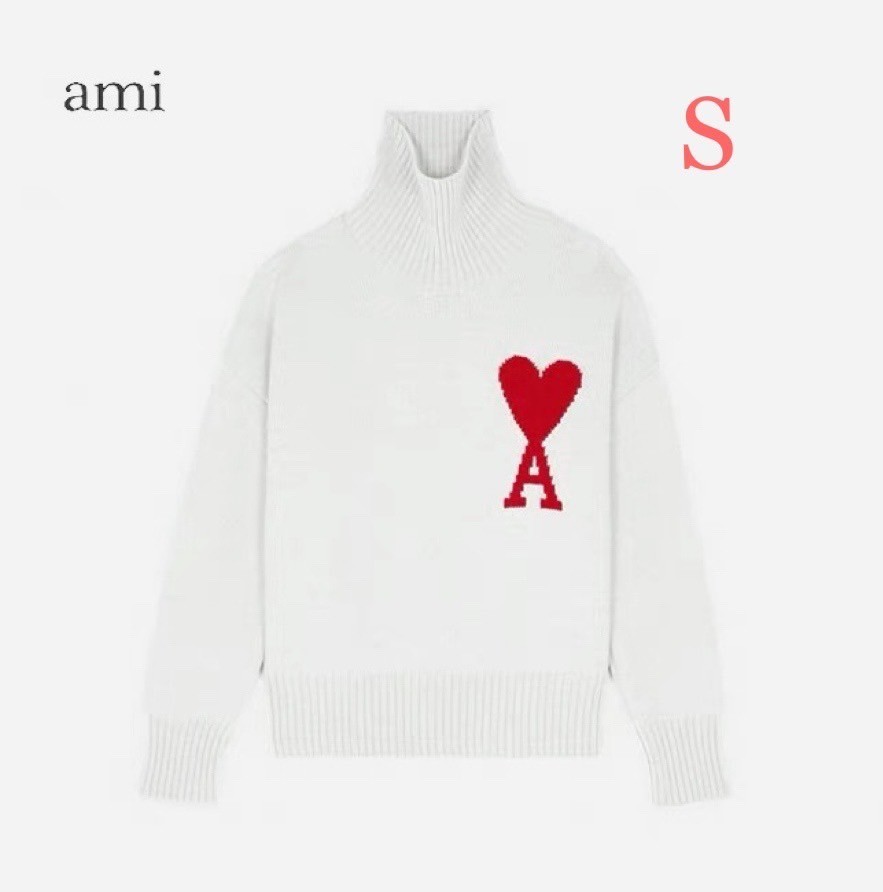 AMI ALEXANDRE MATTIUSSI ウール タートルネックセーターS AMI ALEXANDRE MATTIUSSI ウール タートルネックセーターS