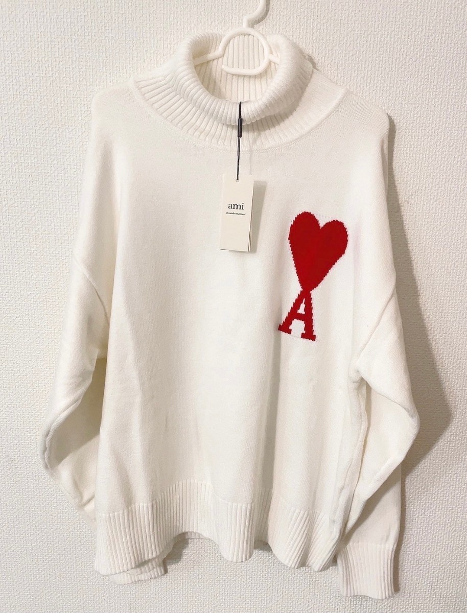 AMI ALEXANDRE MATTIUSSI ウール タートルネックセーターS AMI ALEXANDRE MATTIUSSI ウール タートルネックセーターS