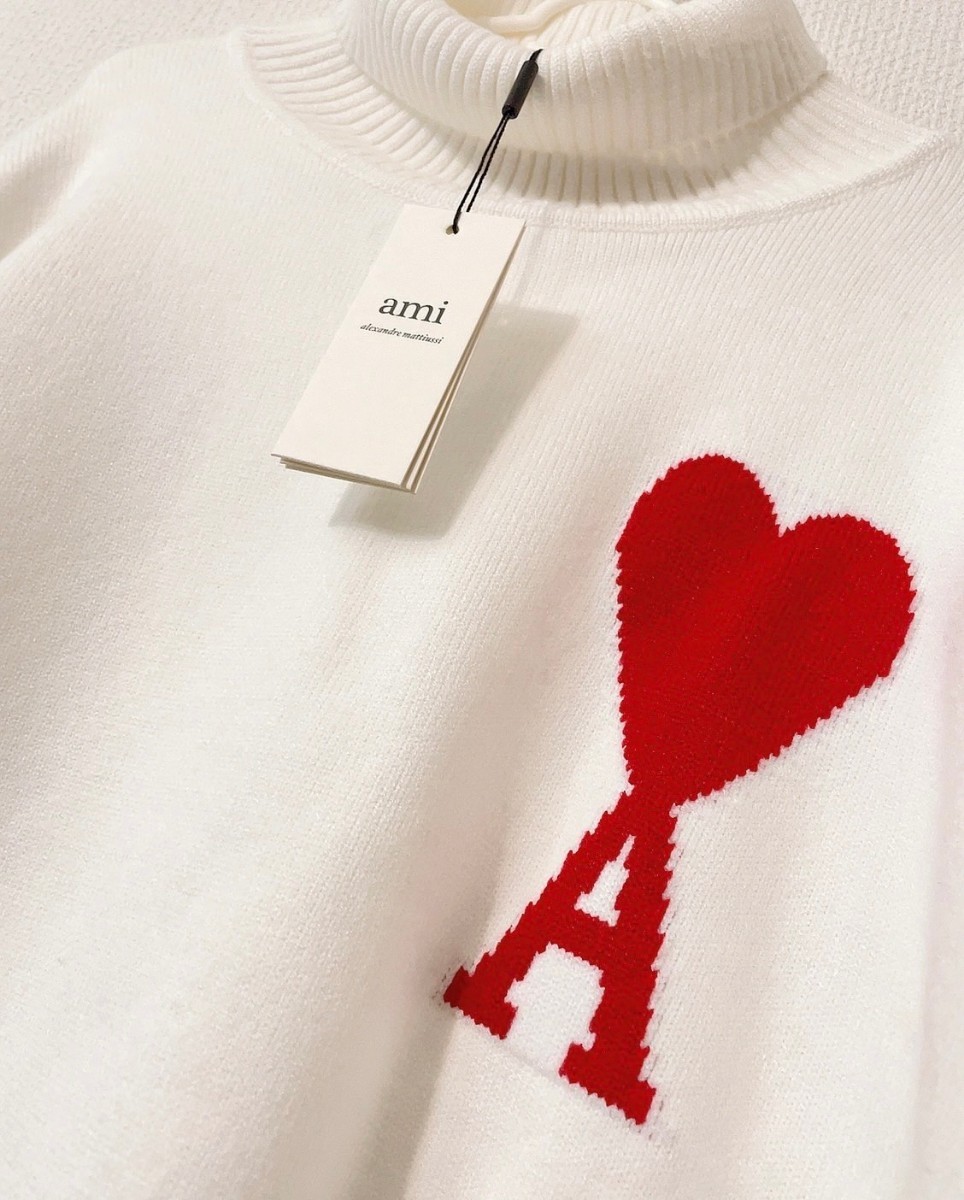 AMI ALEXANDRE MATTIUSSI ウール タートルネックセーターS AMI ALEXANDRE MATTIUSSI ウール タートルネックセーターS