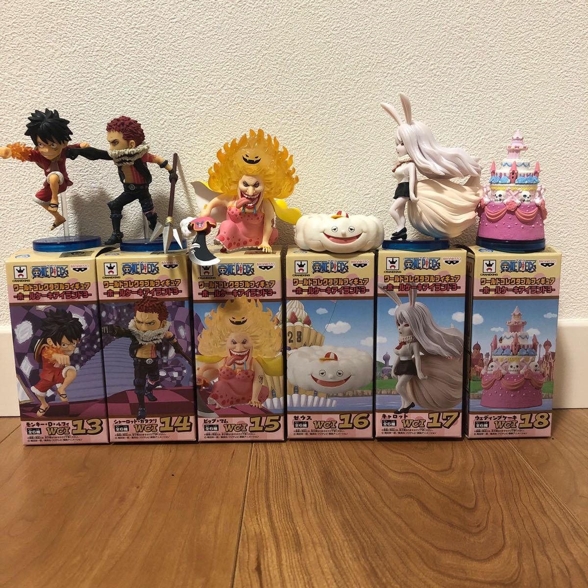 ワンピース ワールドコレクタブル フィギュア ホールケーキアイランド3 6体