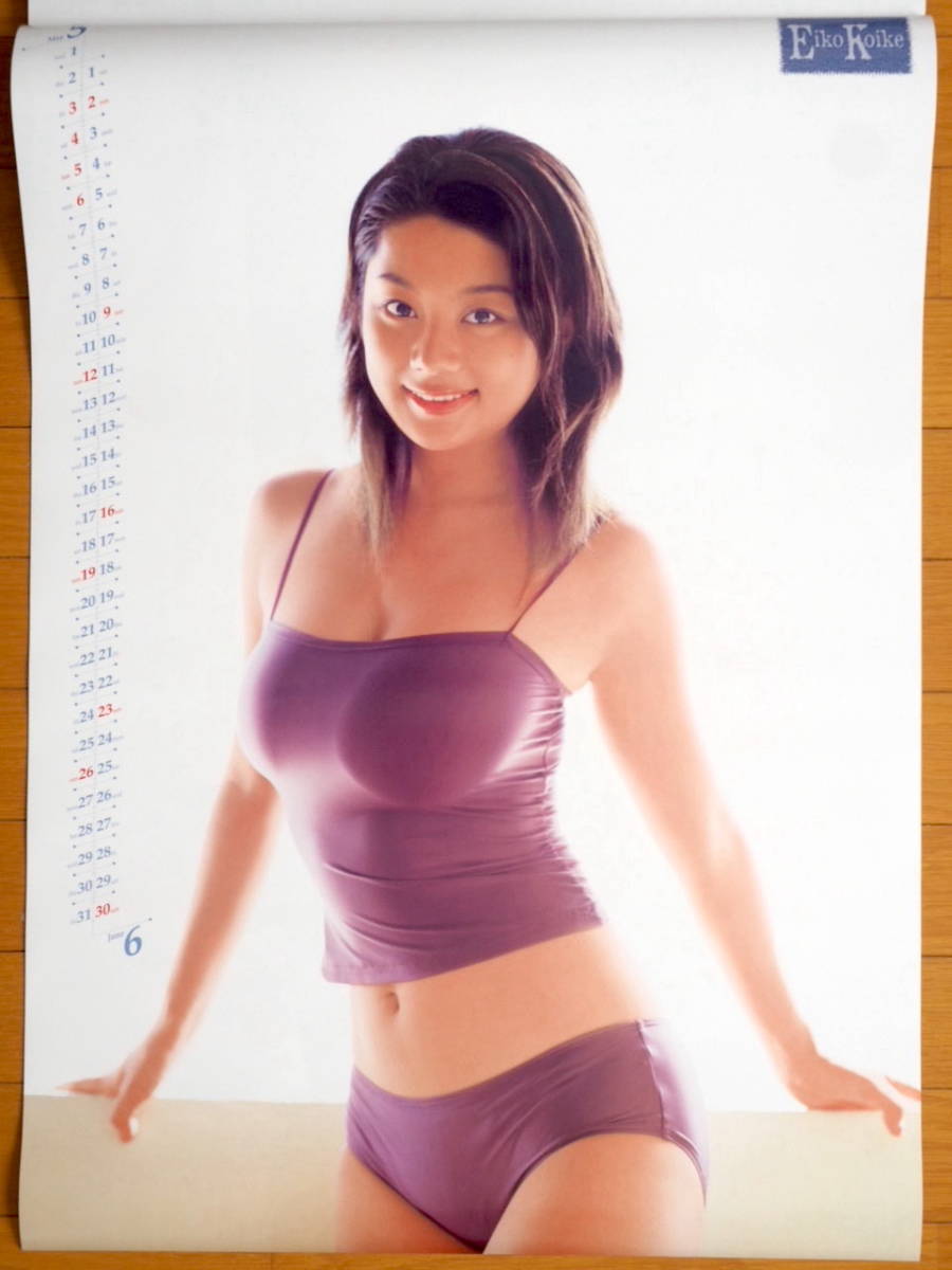 2002 year Koike Eiko calendar unused storage goods 