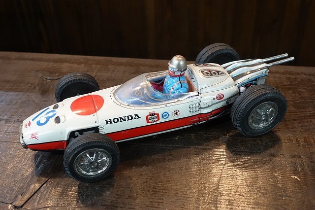 昭和レトロ アサヒ玩具 アサヒトーイ ATC ブリキのレーシングカー 検索 ホンダ F1 フォーミュラーカー 当時物 Honda RA273??