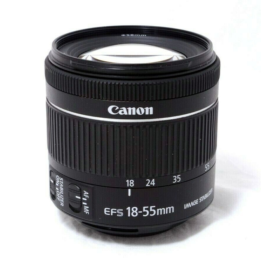 安い購入 Canon 標準ズームレンズ EF-S18-55mm F3.5-5.6 IS STM APS-C ...