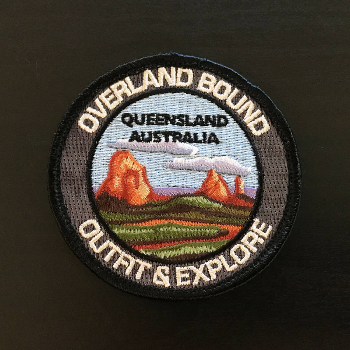 オーバーランド　バウンド　AUSTRALIA Queensland　パッチ　ワッペン　USDM 　オフロード　ランクル　OVERLAND BOUND_画像3