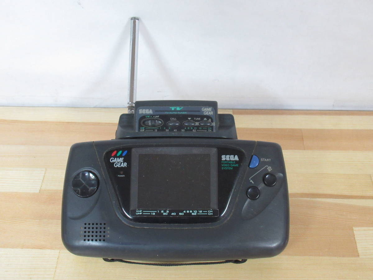 g20★ 送料込み ジャンク品 SEGA セガ GAME GEAR ゲームギア 本体 TVチューナー セット HGG-3210 220120_画像1