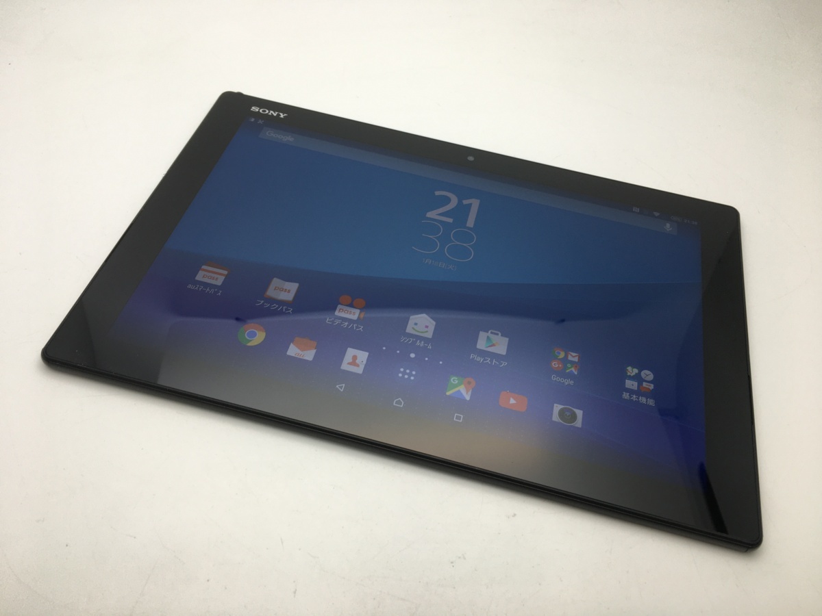RUUN8524】SIMフリーSIMロック解除済 au SONY Xperia Z4 Tablet SOT31