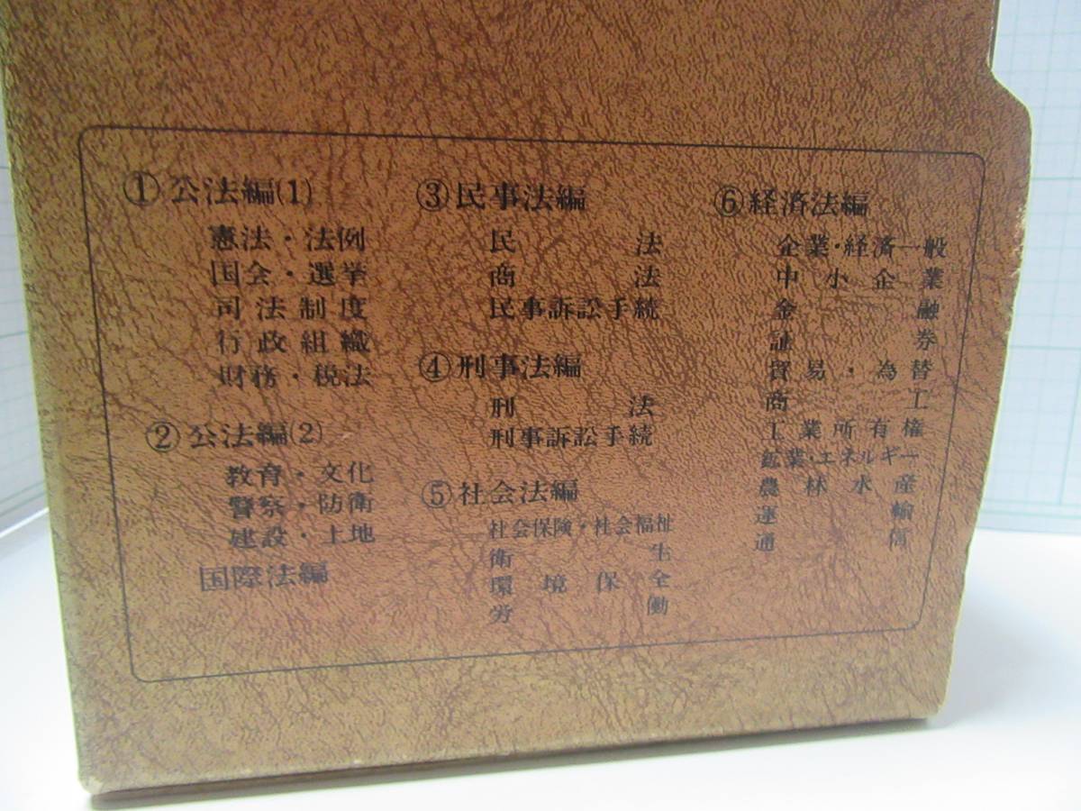 分冊 六法全書1巻~6巻の6冊 1セット 昭和61年度版 新日本 分冊 六法全書1巻~6巻の6冊 1セット 昭和61年度版 新日本
