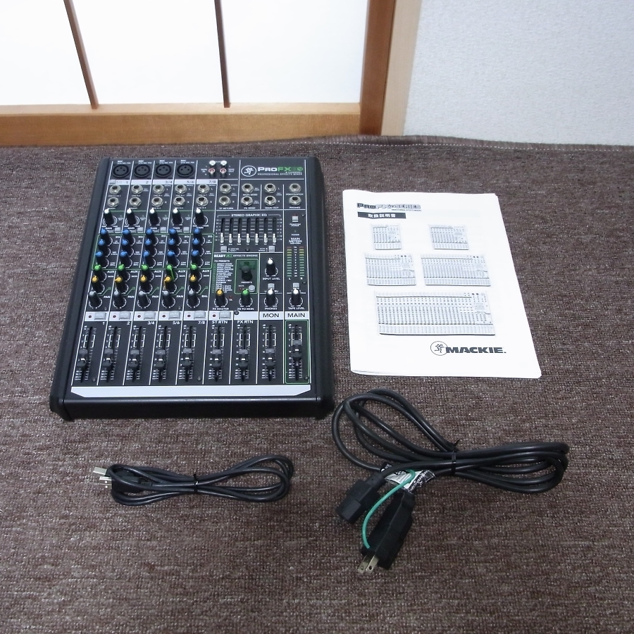 MACKIE PRO FX8 V2 ミキサー 配信機材 オーディオ 8チャンネル MACKIE PRO FX8 V2 ミキサー 配信機材 オーディオ 8チャンネル