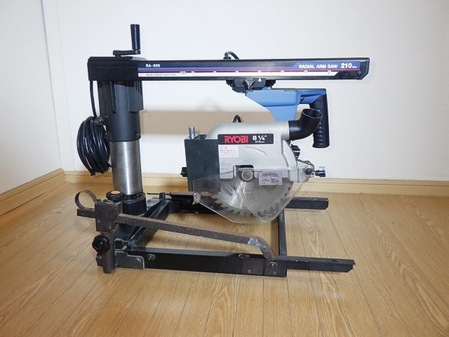 リョービ◇210mm【ラジアルアームソー RA-200】動作確認済◇100V リョービ◇210mm【ラジアルアームソー RA-200】動作確認済◇100V