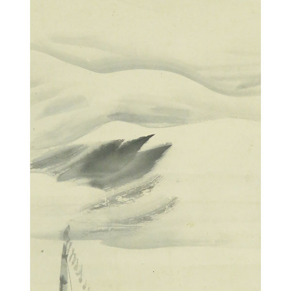B-1980【真作】田中日華 肉筆紙本 山水図 掛軸/日本画家 京都 B-1980【真作】田中日華 肉筆紙本 山水図 掛軸/日本画家 京都