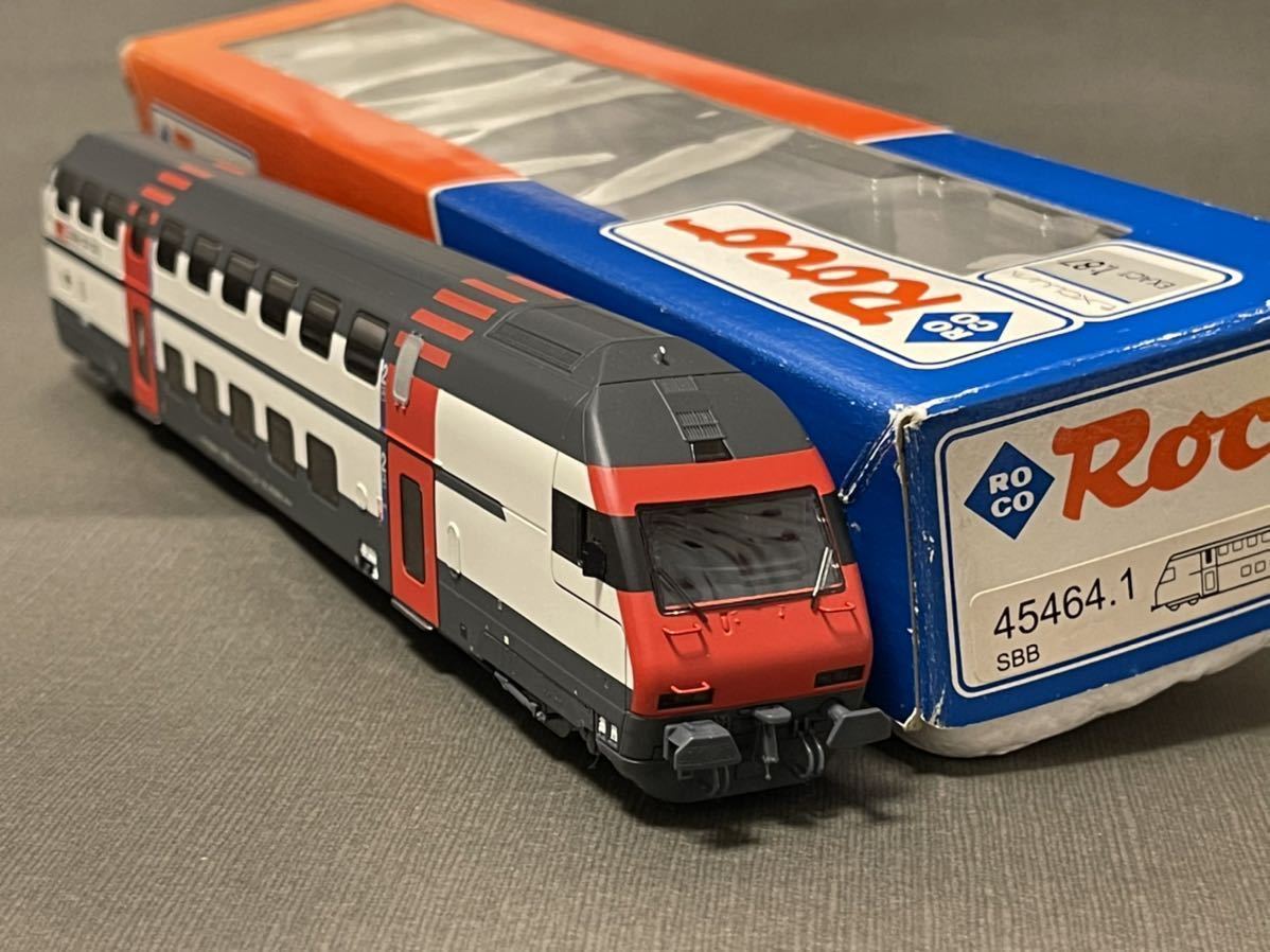 スイス SBB 2階建コントロールカー(Roco製品) スイス SBB 2階建コントロールカー(Roco製品)