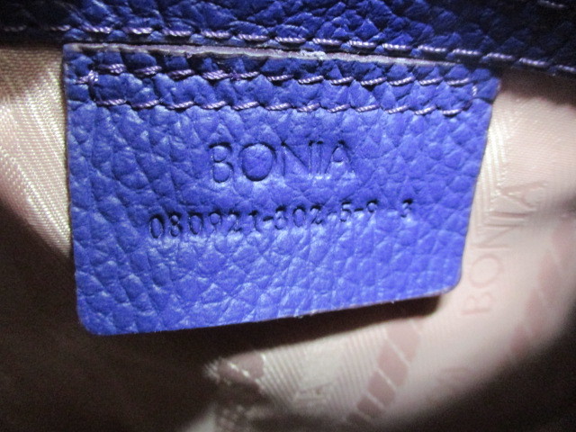 N854/新品 bonia ボニア 牛革 レディースバッグ 鞄 かばん レザーバッグ ボストンハンドバッグ 定価49500円_画像7