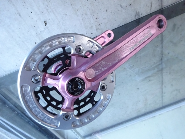 △レースフェイス クランクセット 170mm 33-23T 楕円リング クロマグ