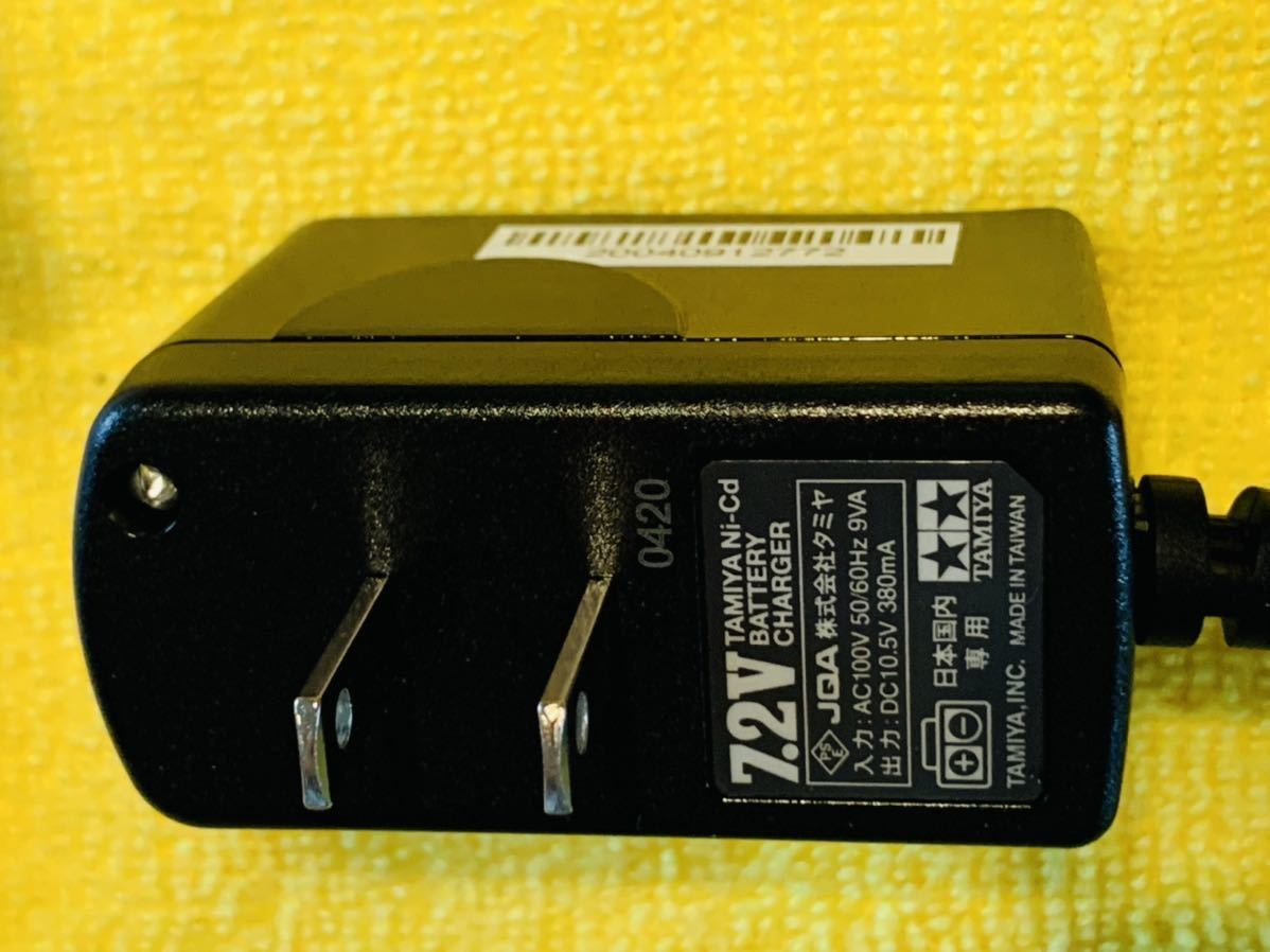 新品未使用　タミヤ バッテリー 7.2V カスタムパック　充電器セット