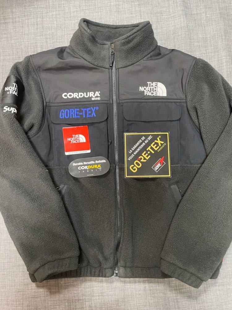 送料無料 M 黒 Supreme The North Face Expedition Fleece Jacket 18fw シュプリーム  ノースフェイス シュプノース エクスペ フリース 美品