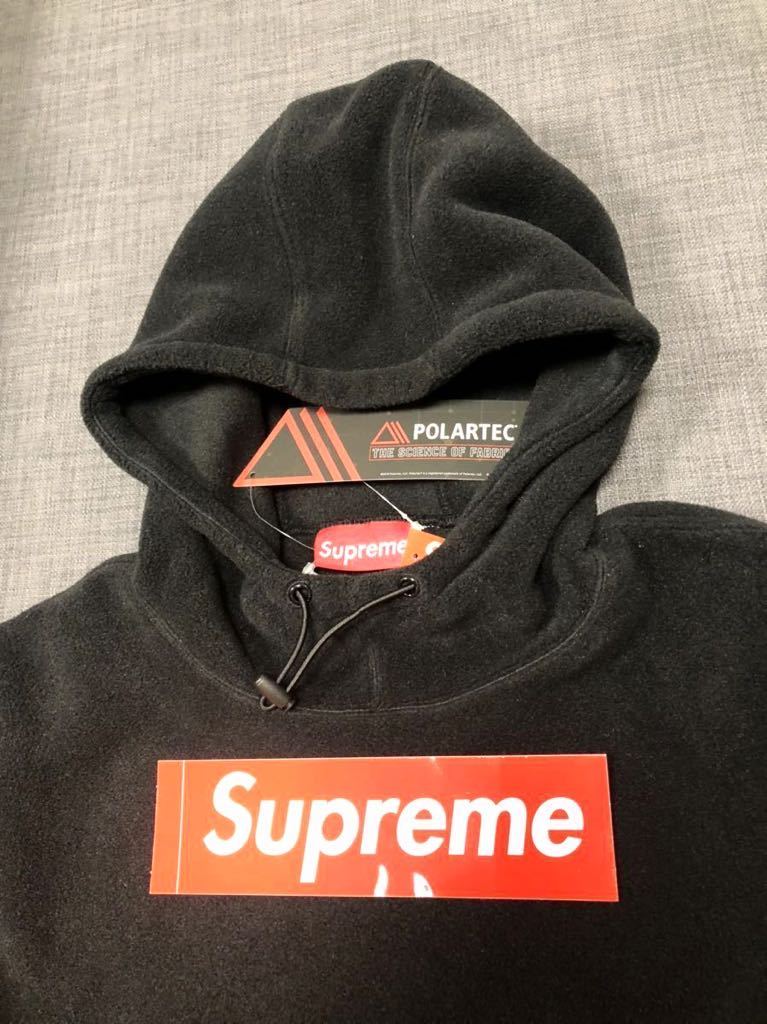 Supreme Polartec Hooded Sweatshirt Black L