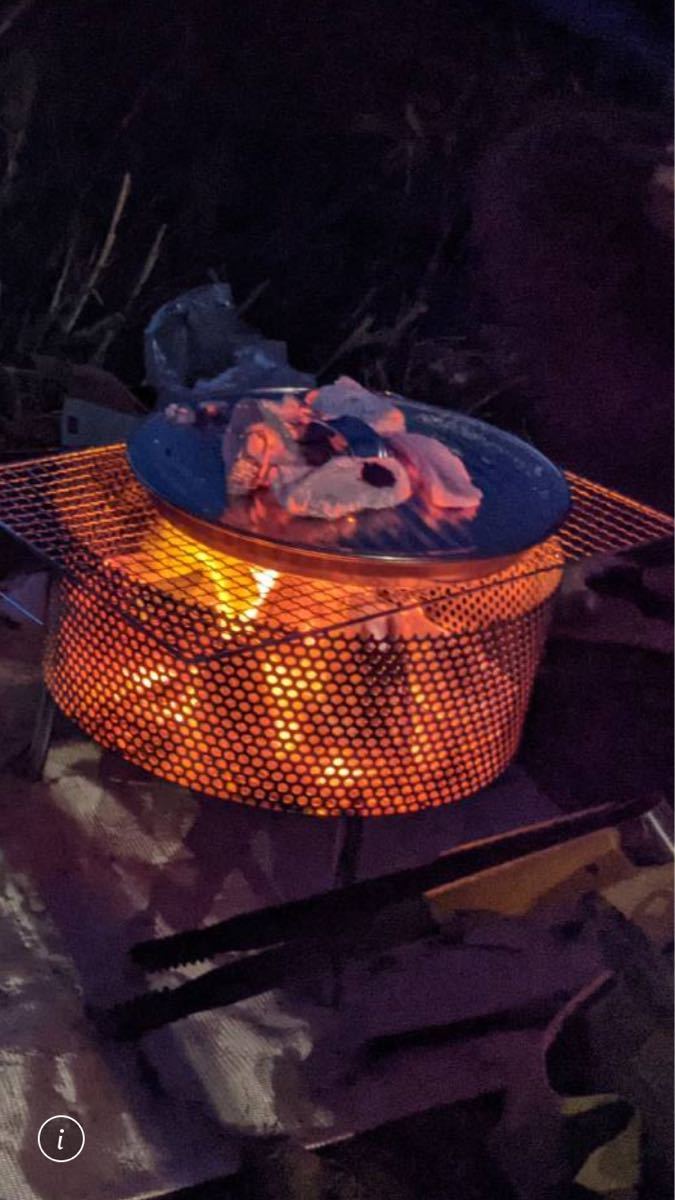 焚き火台 オールステンレス アウトドア 冬キャンプ