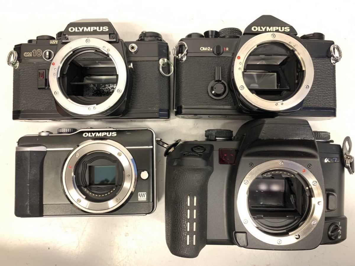 T952-00000■ OLYMPUS オリンパス MF AF ミラーレス一眼 カメラ 10点セット OM20 OM10 OM-1N E-PL1 OM-1 α-7 OM-2 OM40 etc ④_画像5