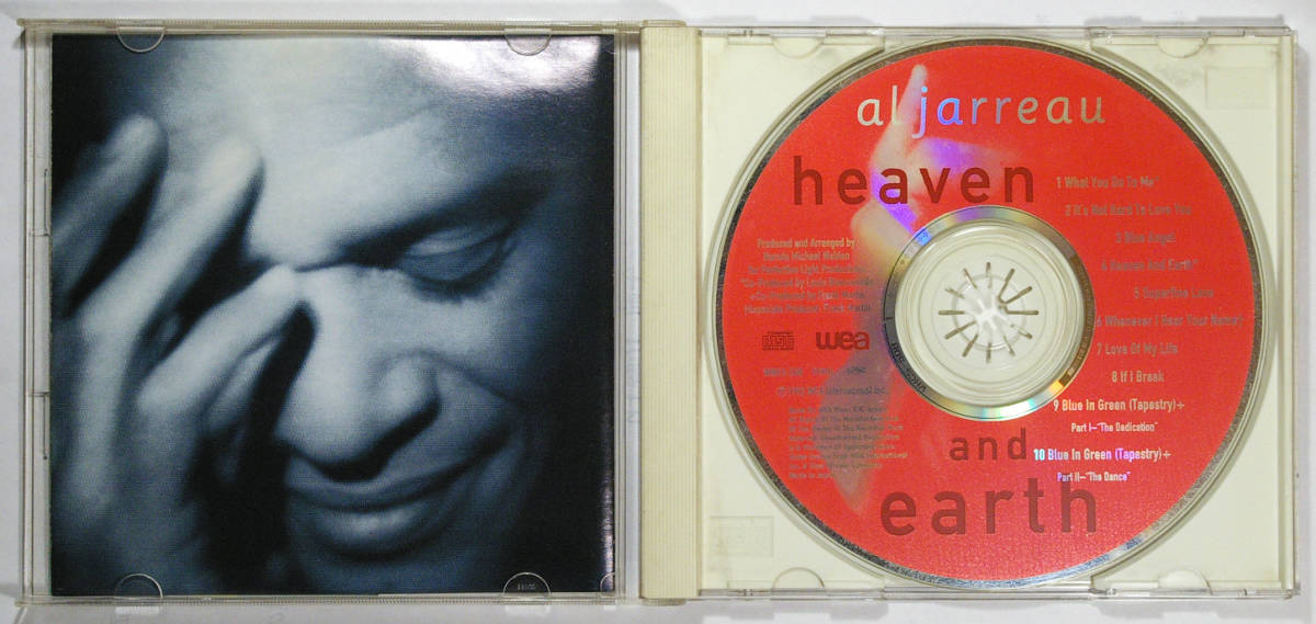 国内盤中古CD アル・ジャロウ AL JARREAU ”HEAVEN AND EARTH” 帯/日本語解説/英詞/日本語訳歌詞 付