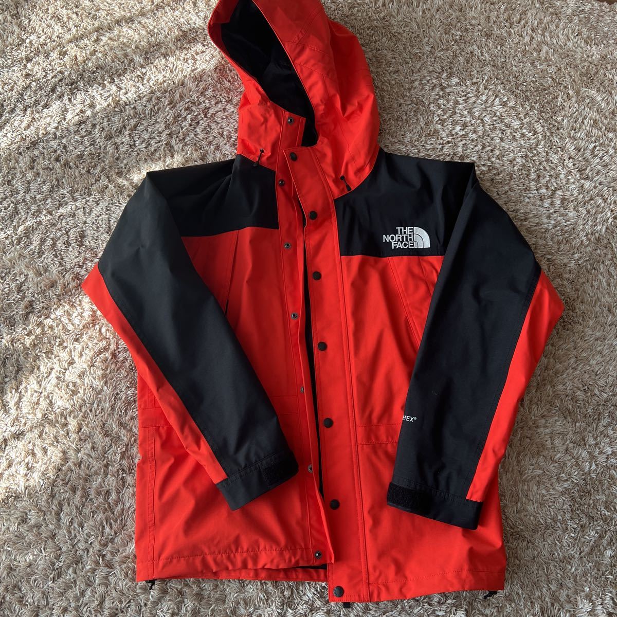 18AW The North Face Mountain Light Jacket NP11834 FR ファイアリーレッド　M