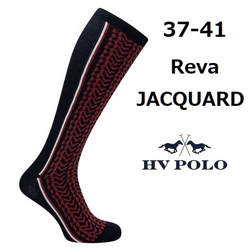 HV POLO REVA Jaguar do navy lai DIN g socks horse riding socks horse riding horsemanship 