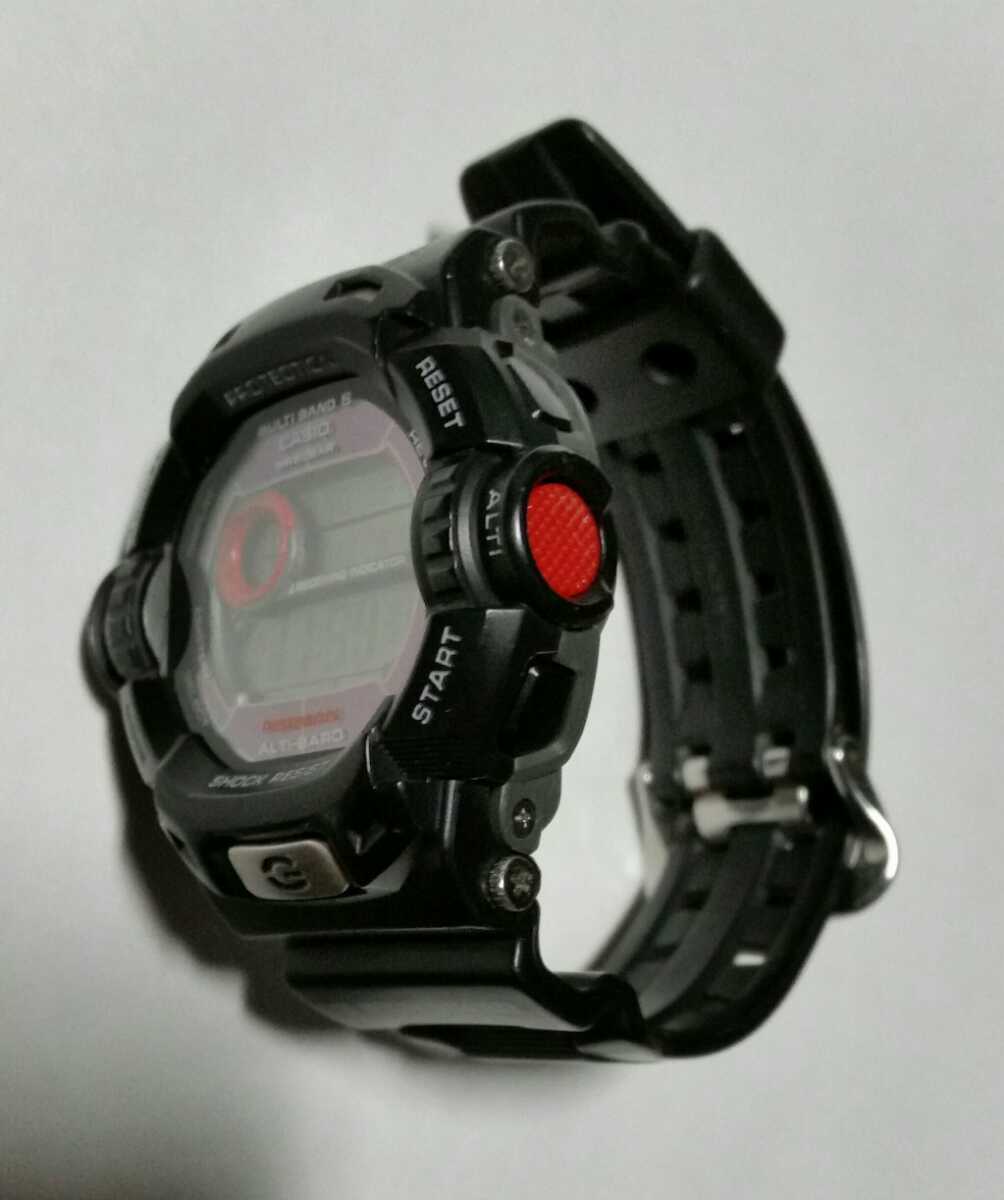 即決!絶版レア☆G-SHOCK【RISEMAN】GW-9200J-1JF☆国内モデル 3145☆二次電池交換済☆_※テカり,ムラは撮影時の反射です。