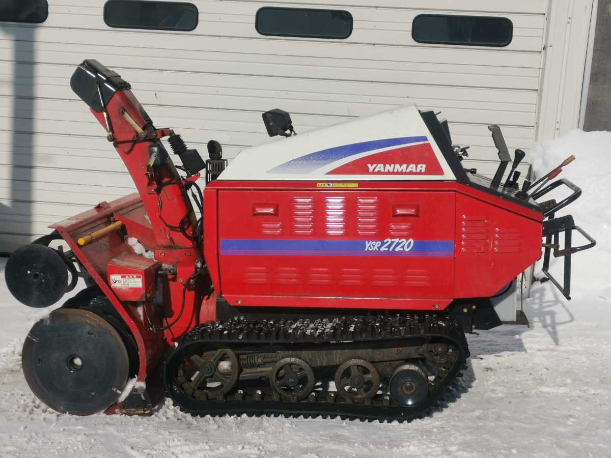 Yahoo!オークション - 【北海道発】27馬力！ヤンマー 大型除雪機