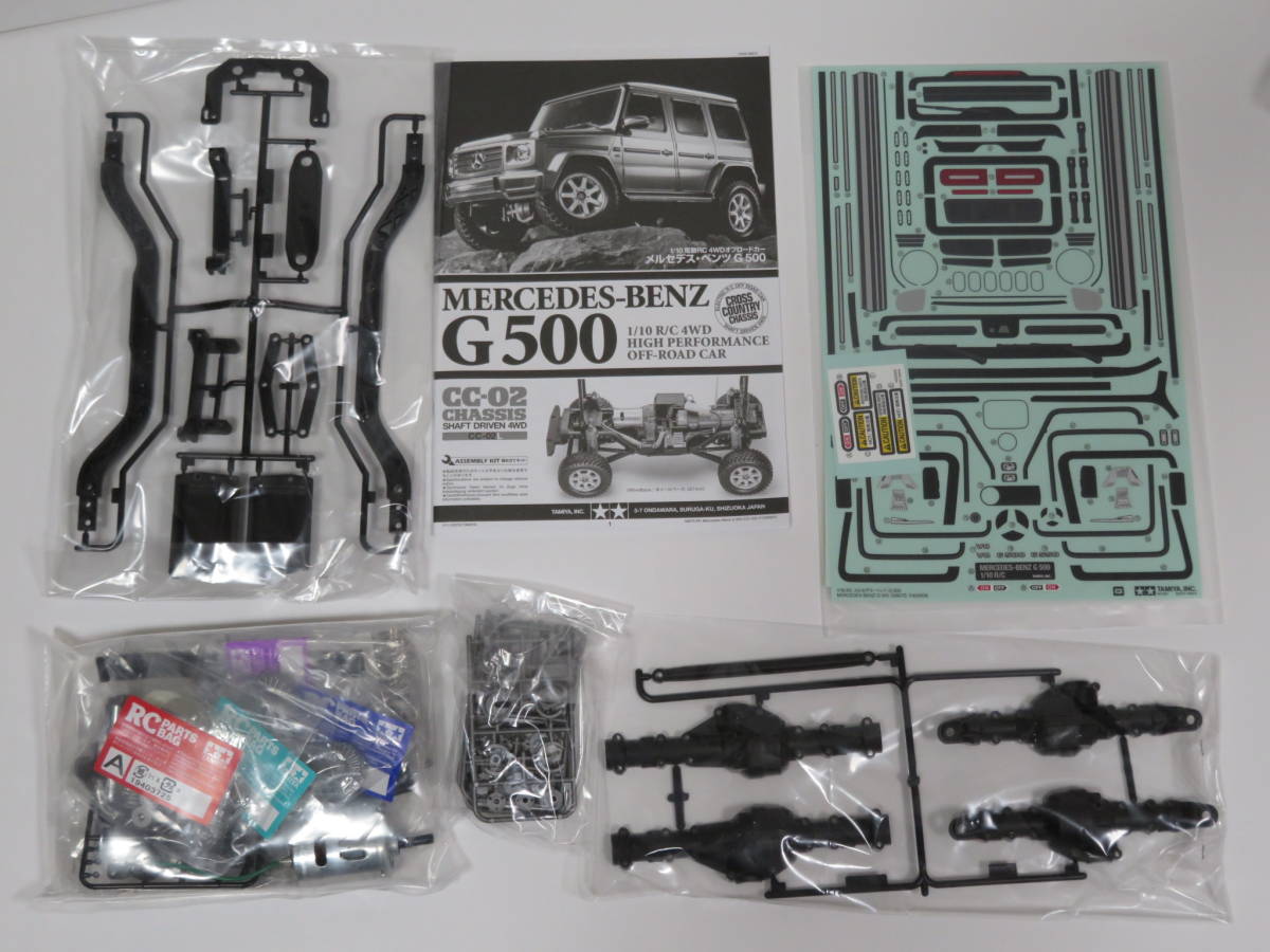 送料込み!! メルセデス・ベンツ G500 (CC-02Lシャーシ) タミヤ 1/12 電動RC4WDオフロードカー ITEM58675