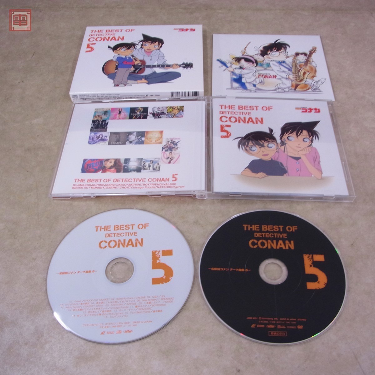 CD Detective Conan Thema collection 1~5 theater version Thema song the best total 6 pieces set Kuraki Mai / Komatsu Miho /ZARD/B\'z / Aiuchi Rina other [10